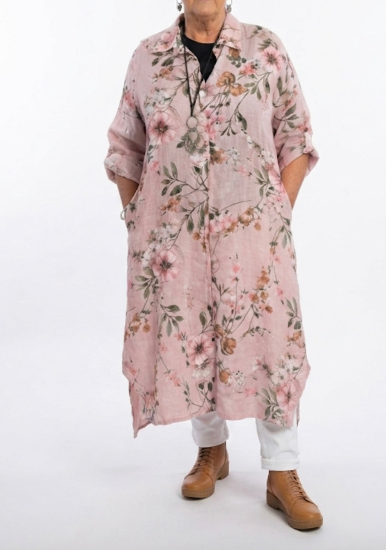 Aida Floral Shirt Dress