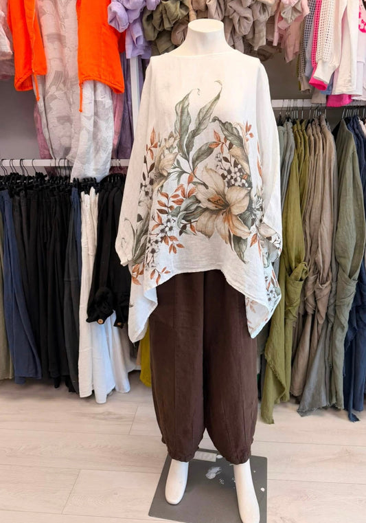 Oda Linen Tunic
