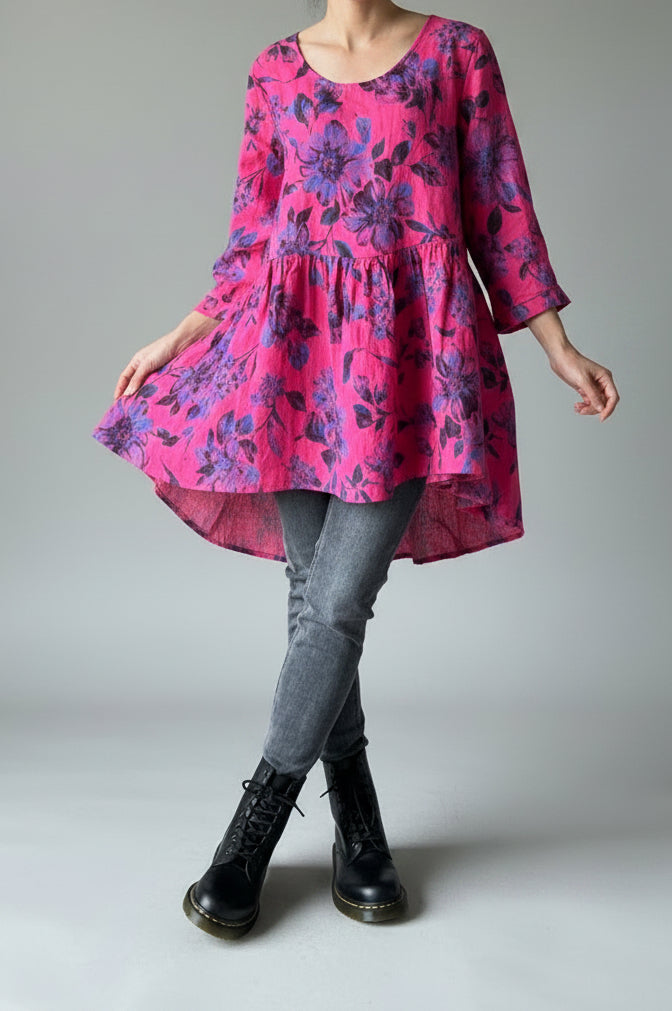 Italian Province Bellezza Floral Top
