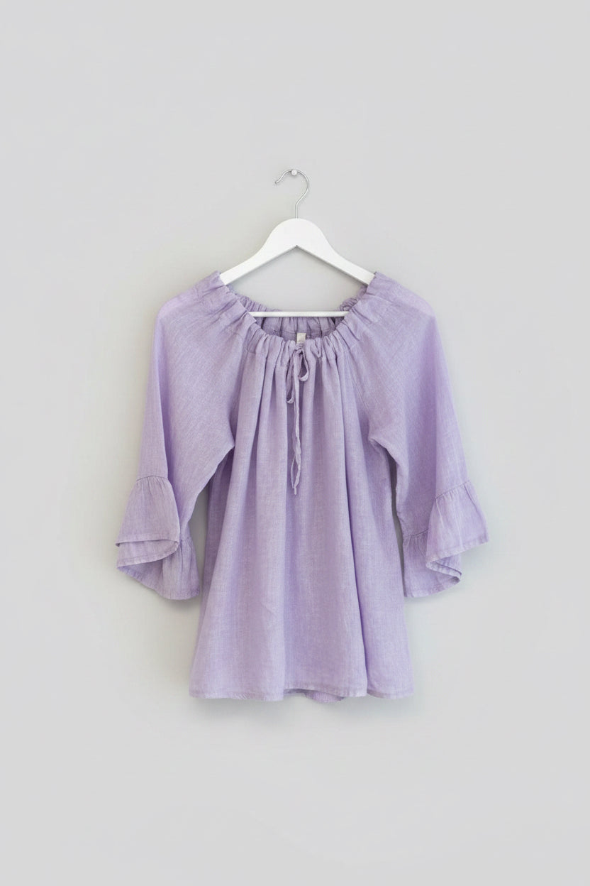 Adelina Linen Top
