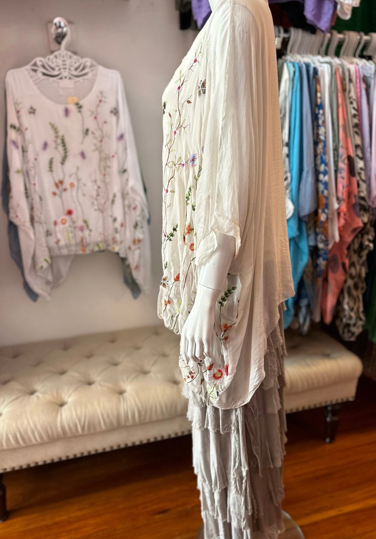 Made in Italy Tiara Silk Top