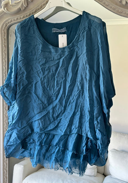 Made in Italy Lavinia Silk Top