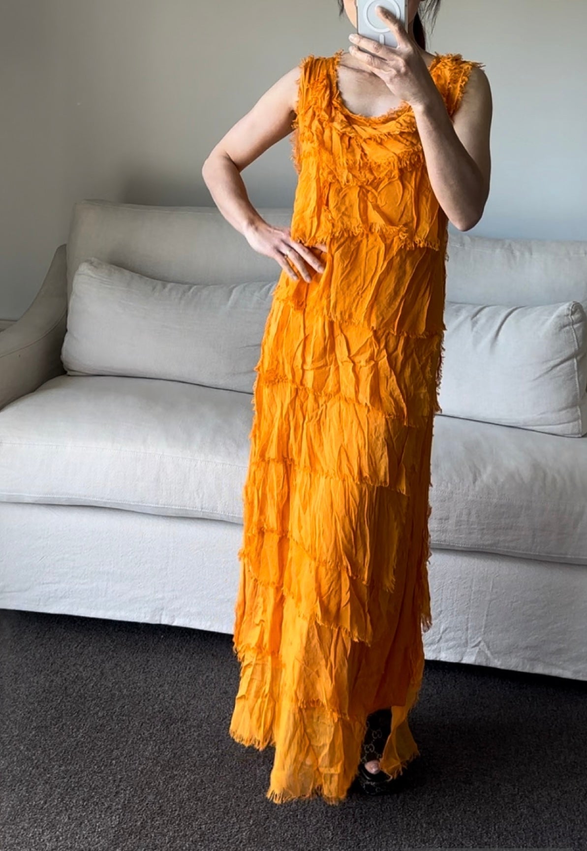 Made In Italy Elisa Silk Dress