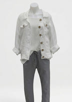 Italian Province Perenna Linen Jacket