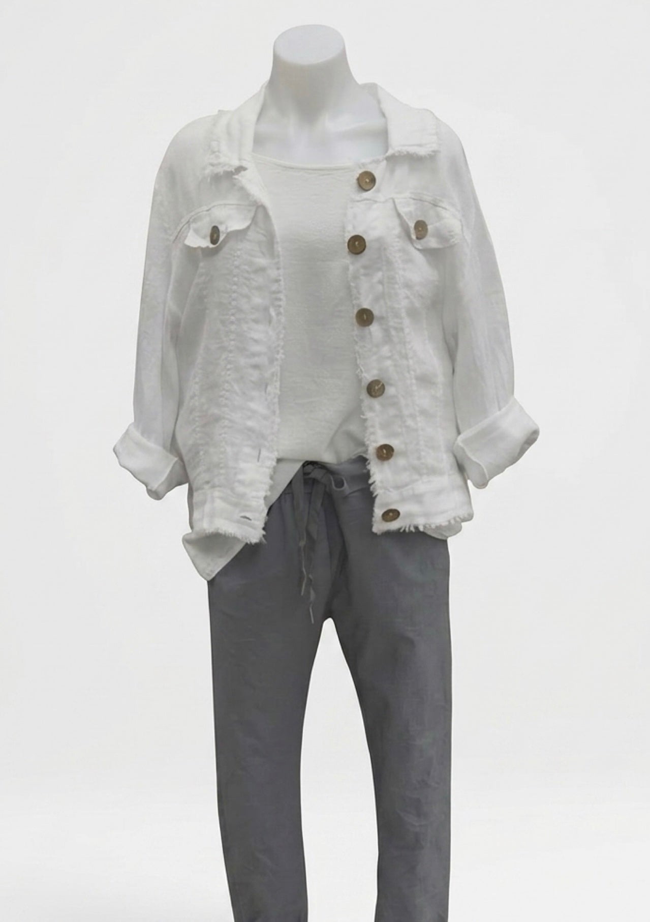 Italian Province Perenna Linen Jacket