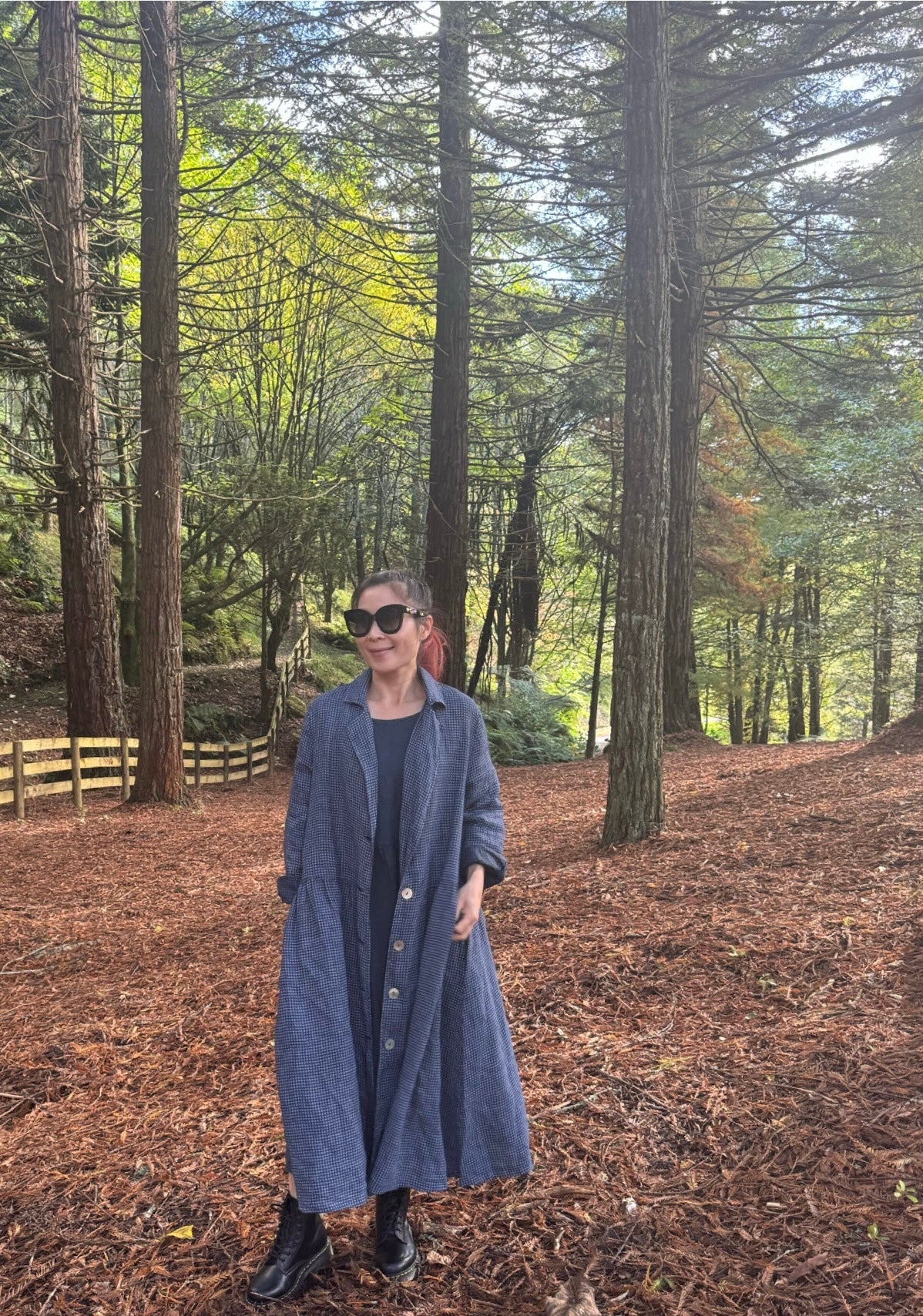 Italian Province Laverna Check Coat