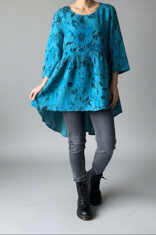 Italian Province Bellezza Floral Top