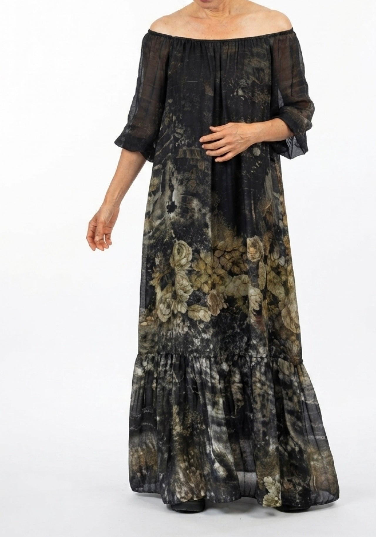 Riella Silk Dress