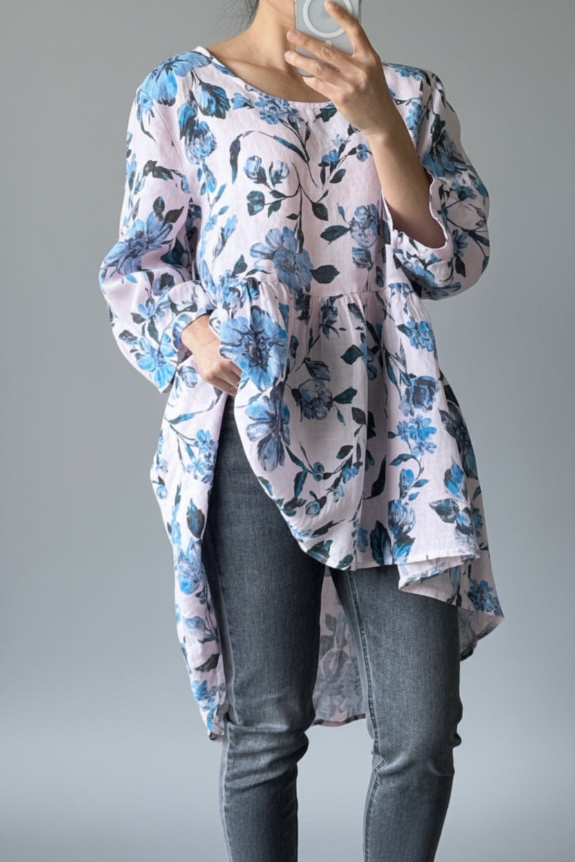 Italian Province Bellezza Floral Top