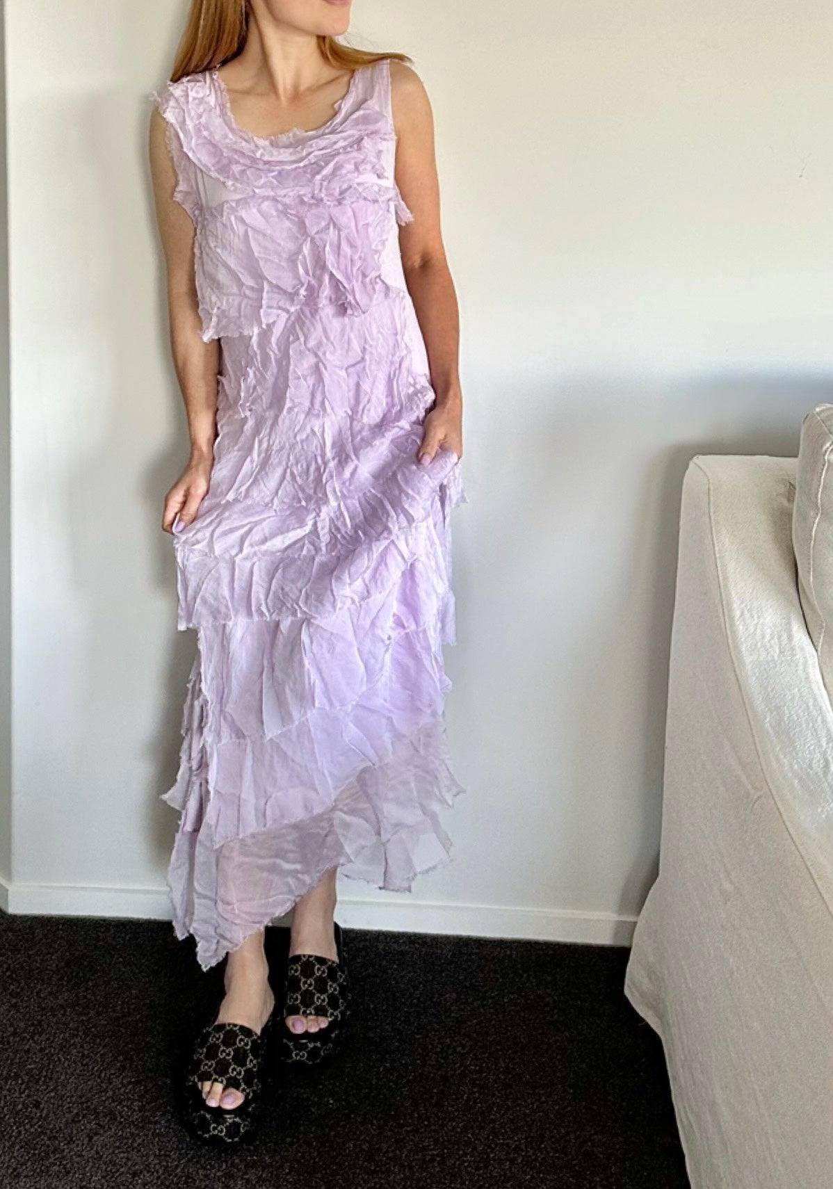 Made In Italy Elisa Silk Dress