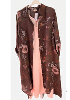 Aida Floral Shirt Dress