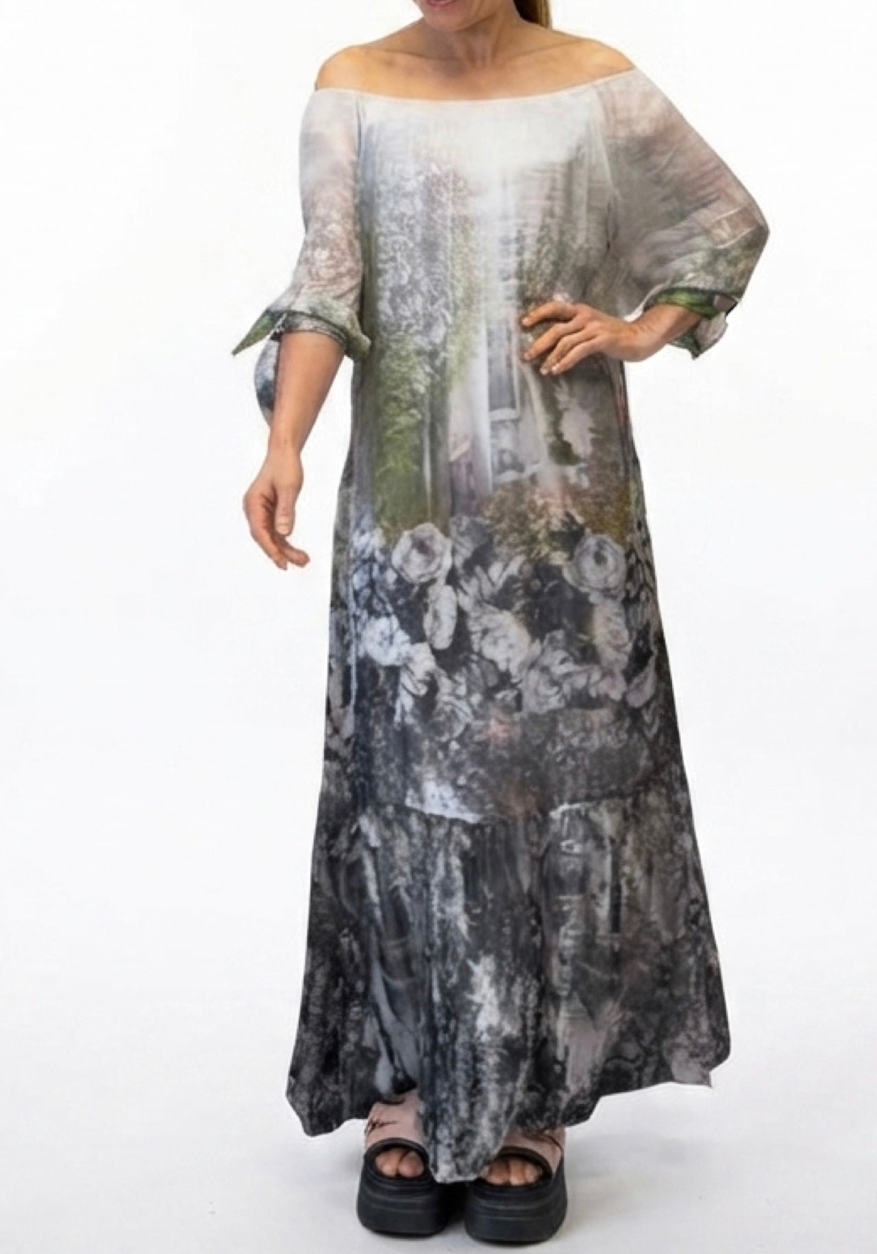 Riella Silk Dress