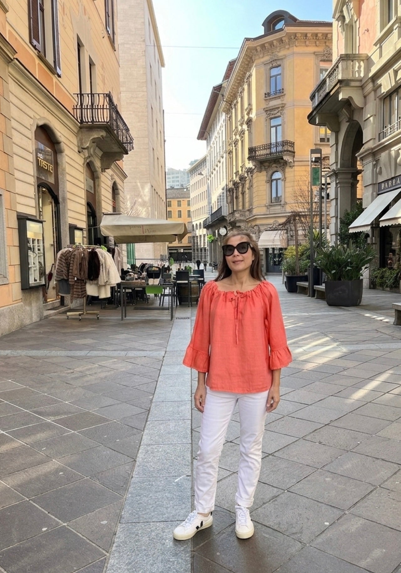 Adelina Linen Top