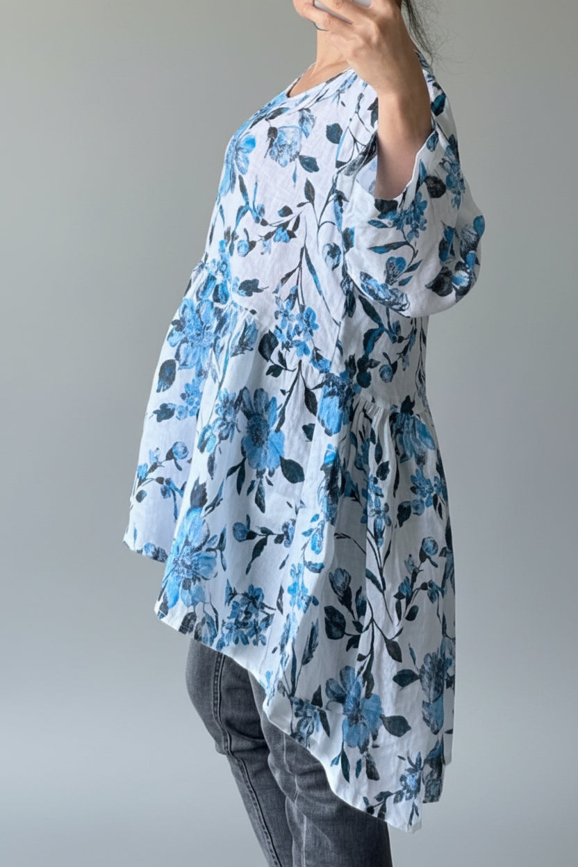 Italian Province Bellezza Floral Top