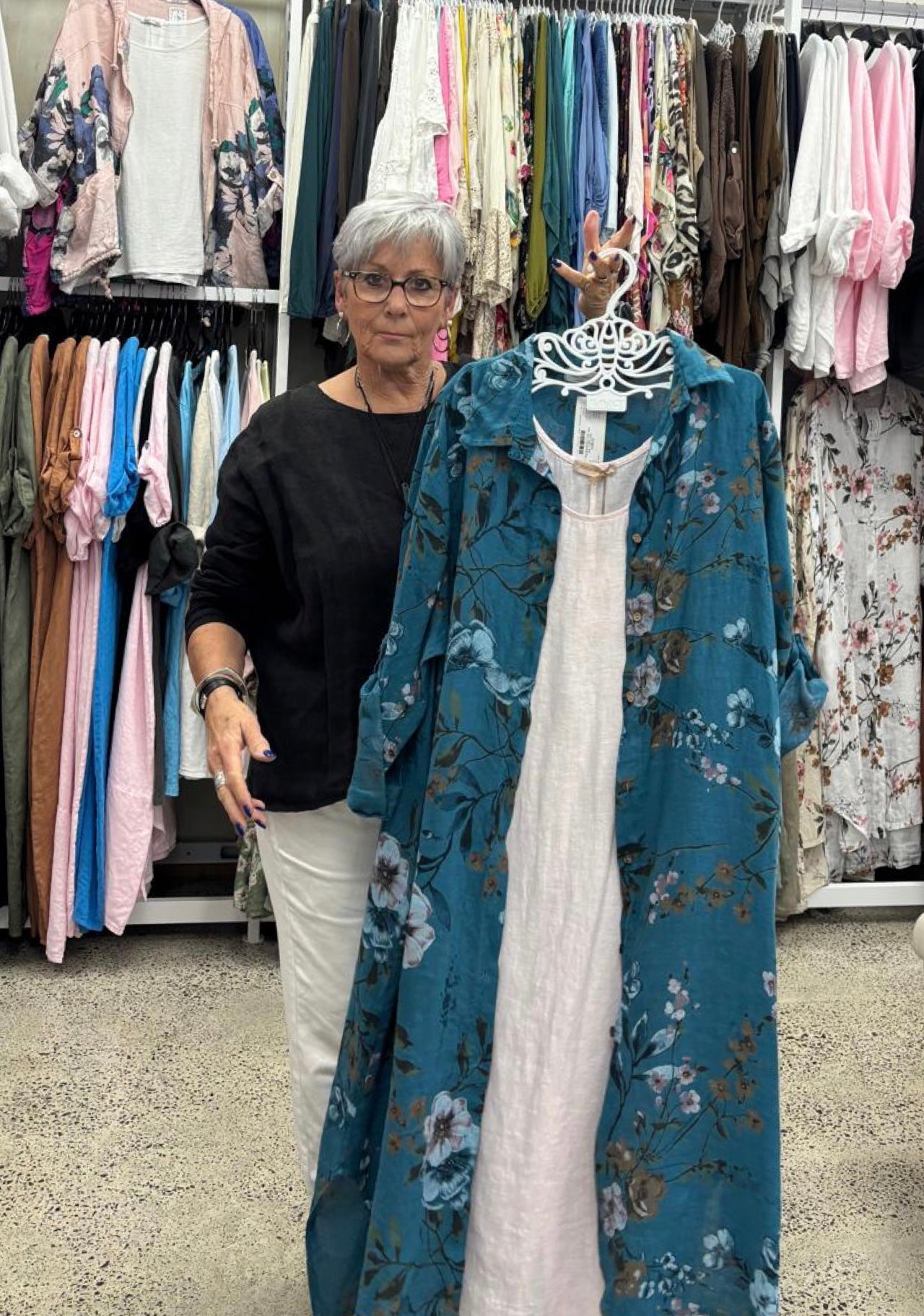 Aida Floral Shirt Dress