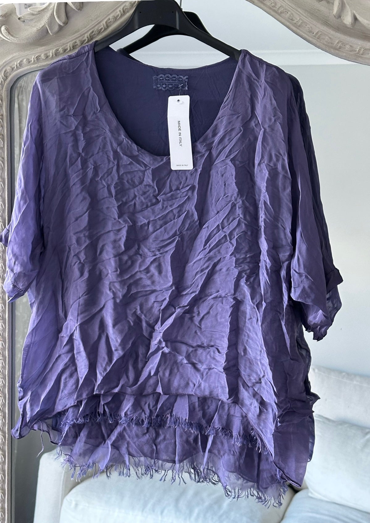 Made in Italy Lavinia Silk Top