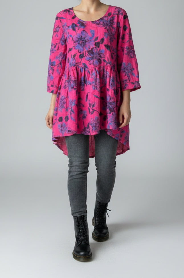 Italian Province Bellezza Floral Top