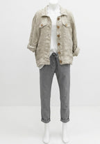 Italian Province Perenna Linen Jacket