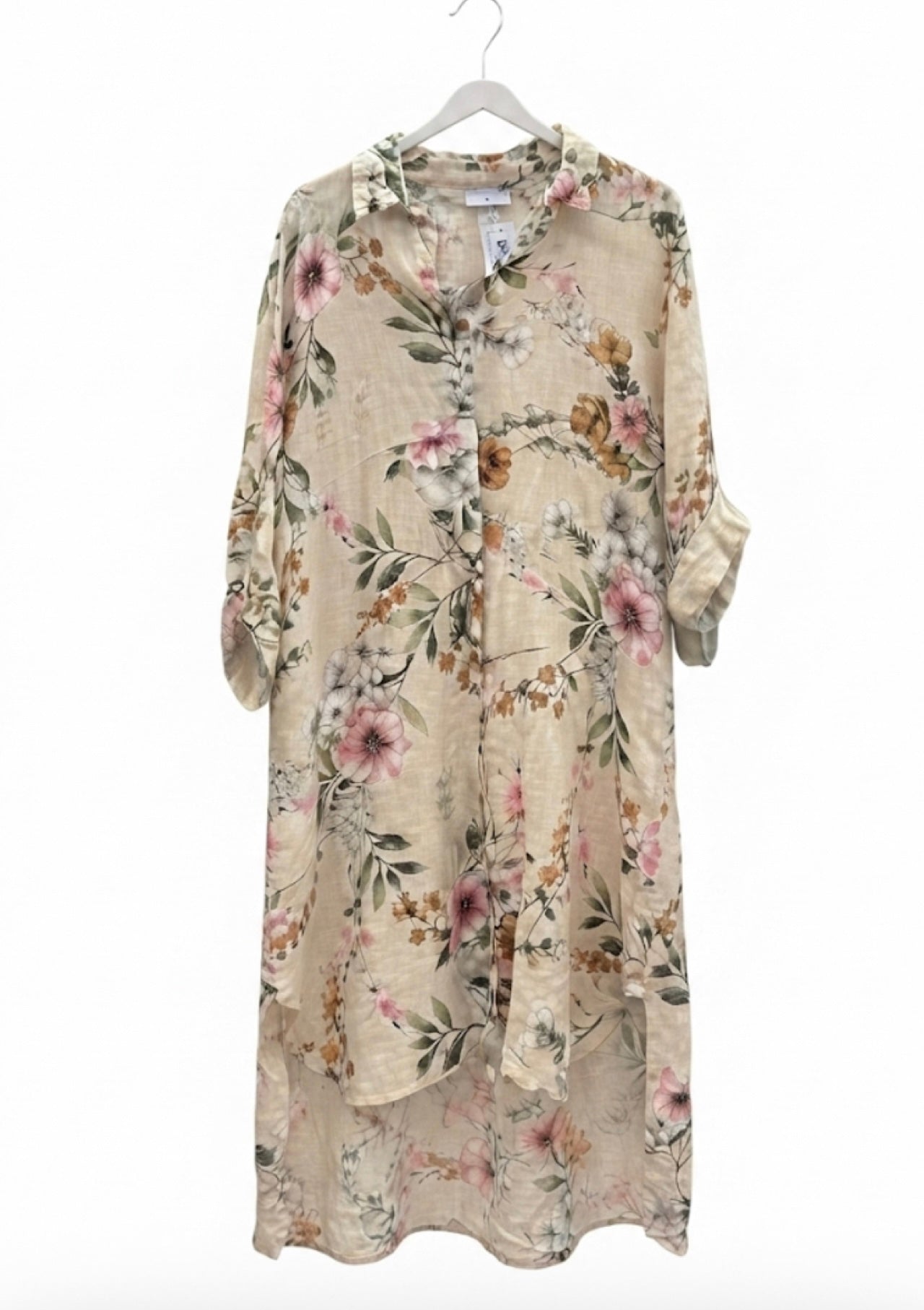 Aida Floral Shirt Dress