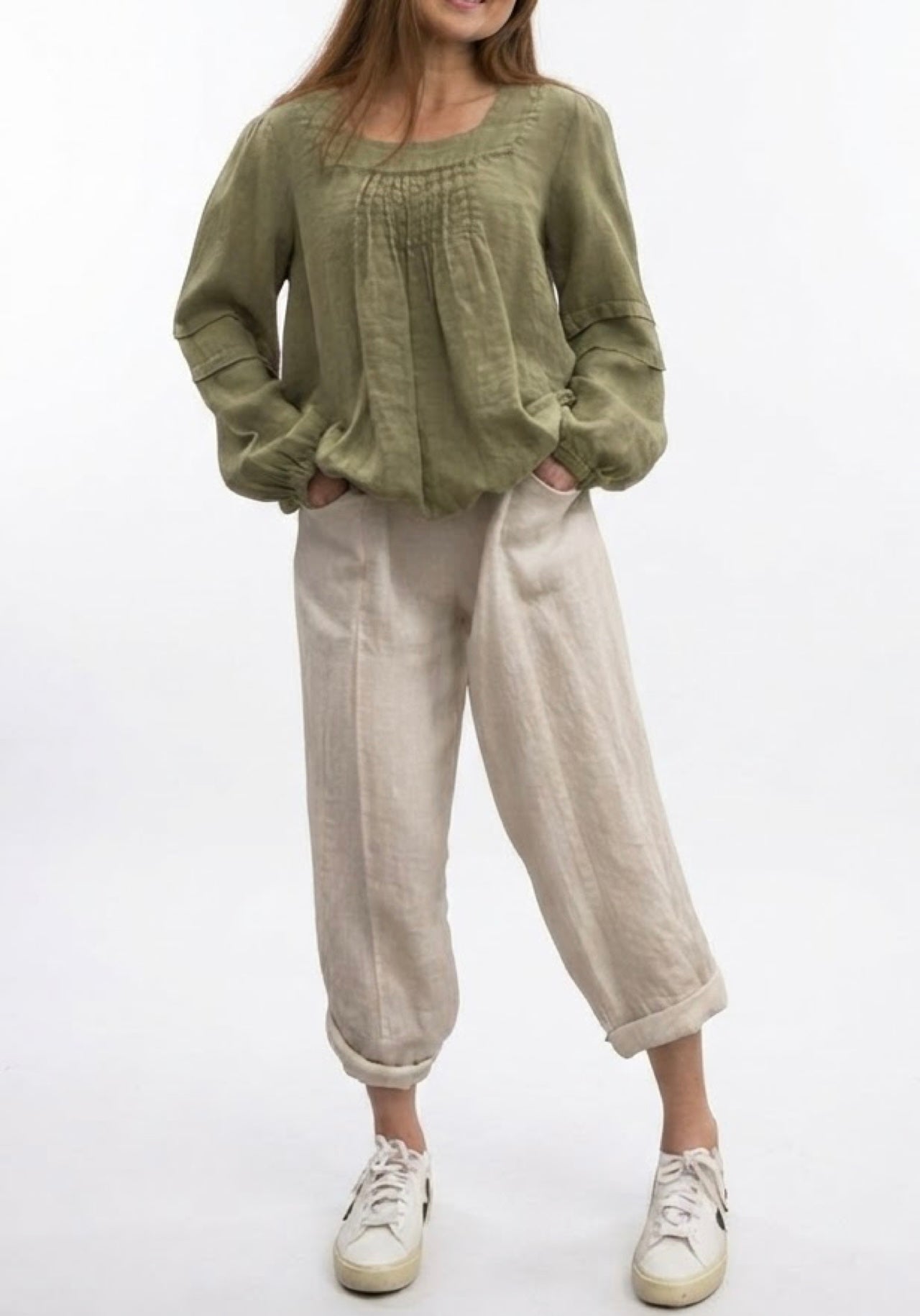 Loretta Linen Top