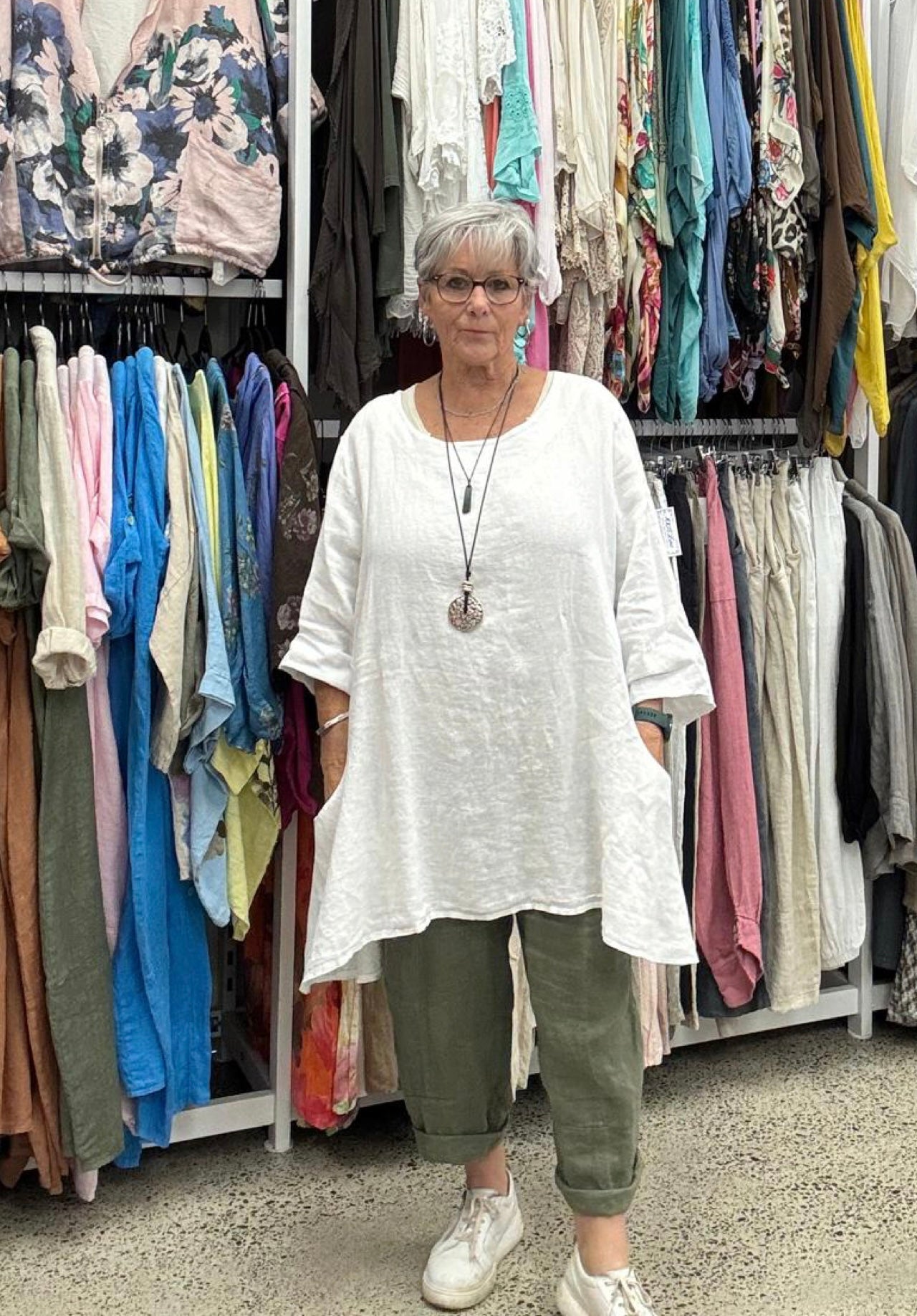 Thea Linen Top