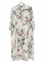 Aida Floral Shirt Dress