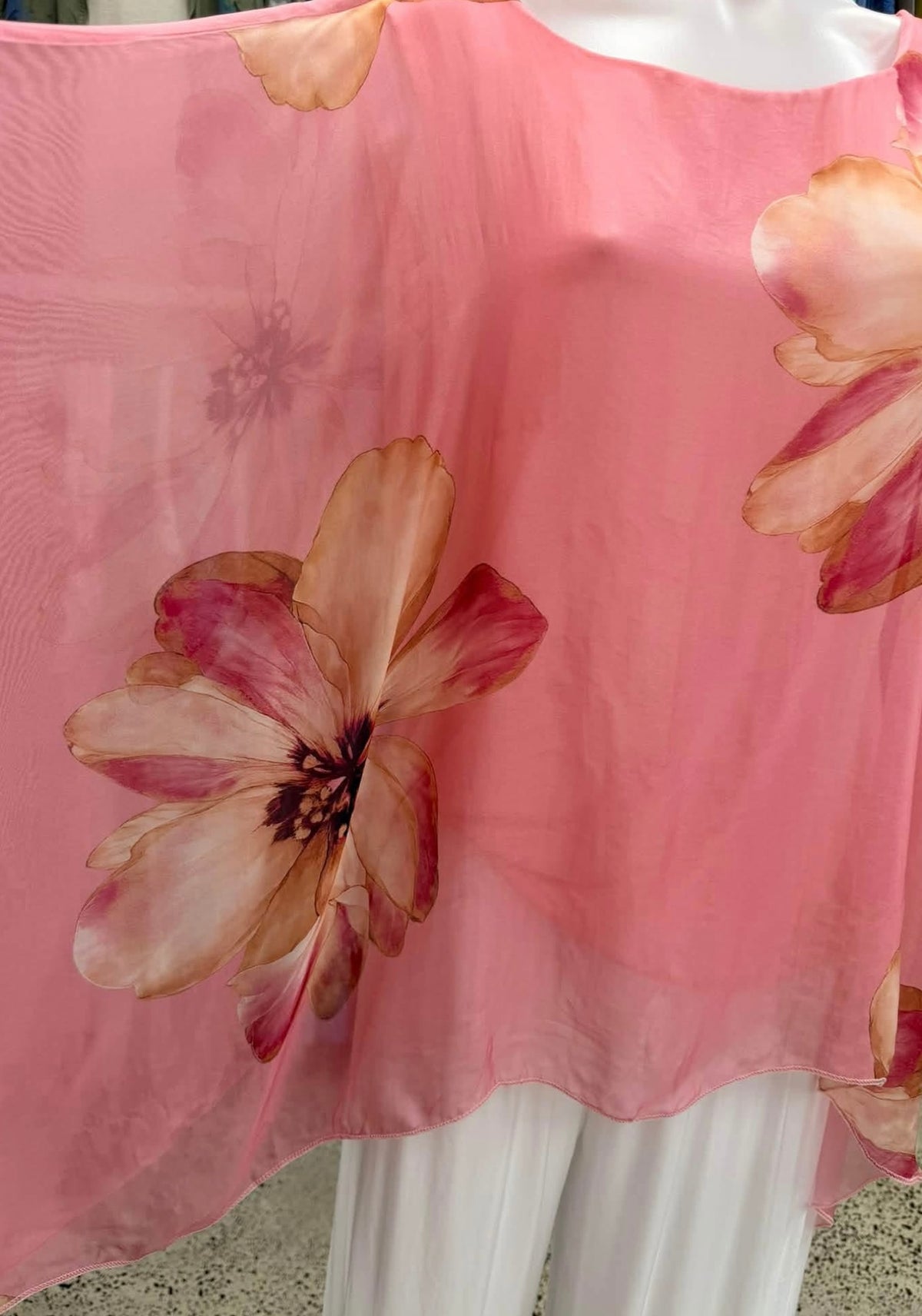 Full Bloom Silk Top