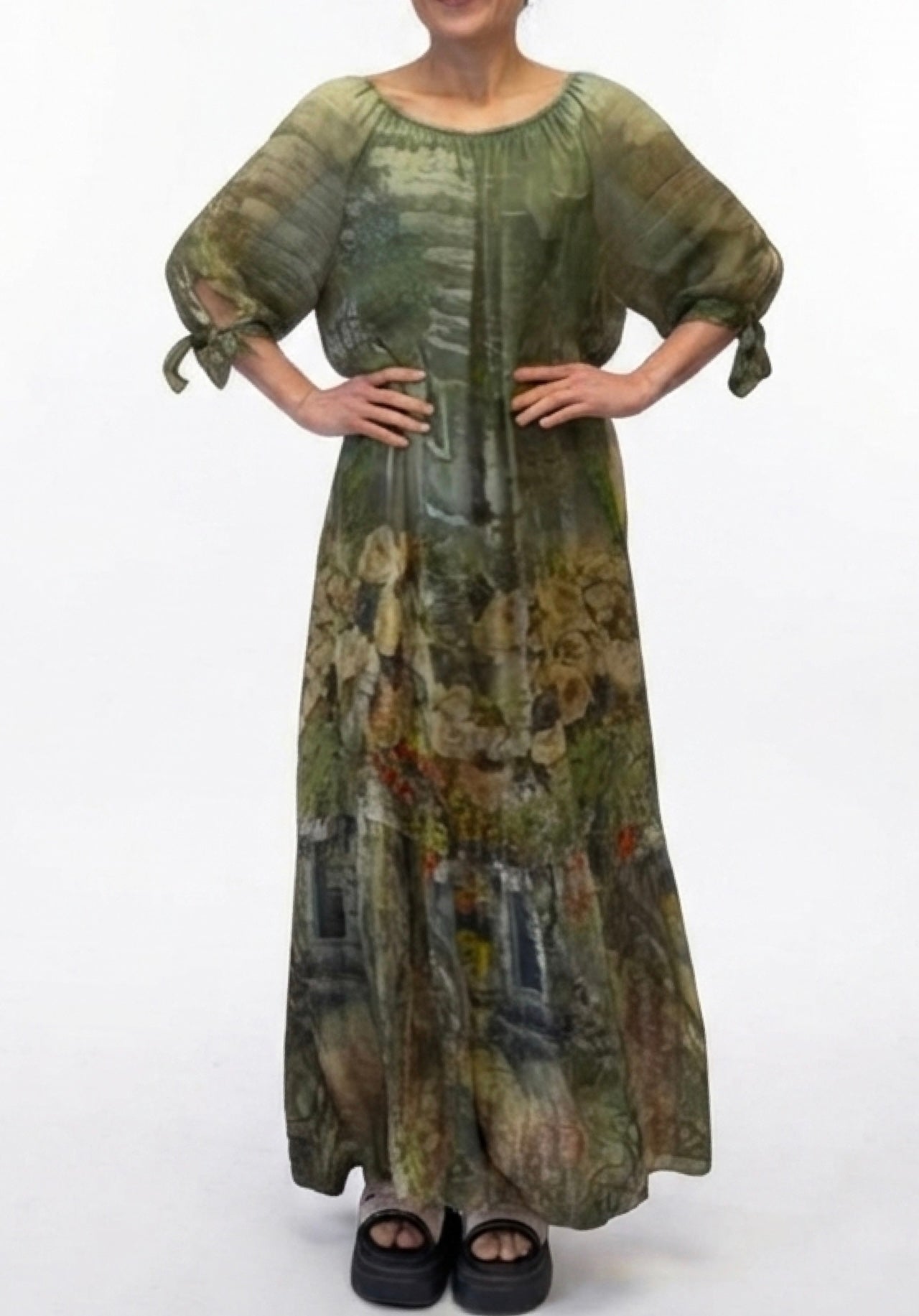 Riella Silk Dress