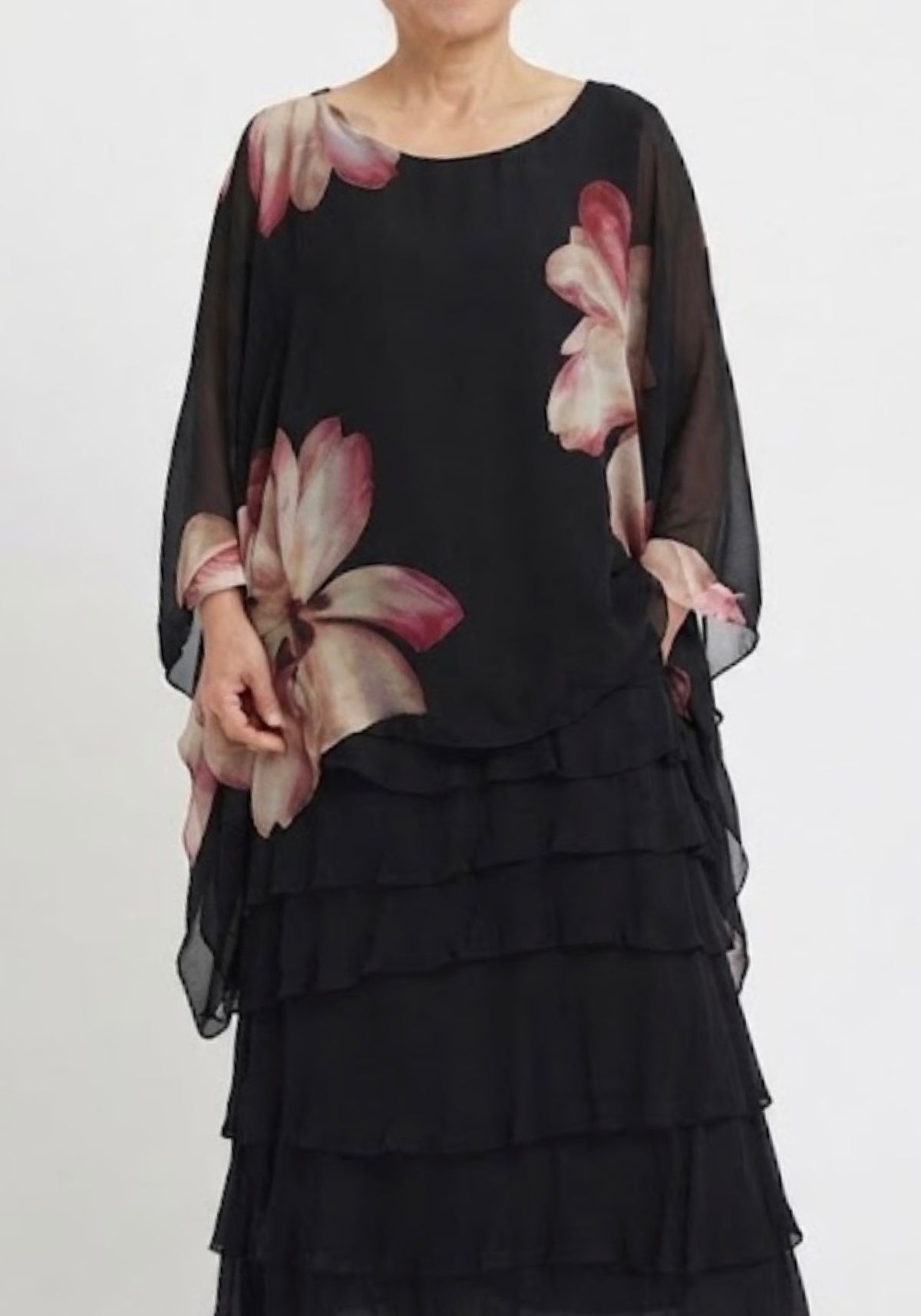 Full Bloom Silk Top