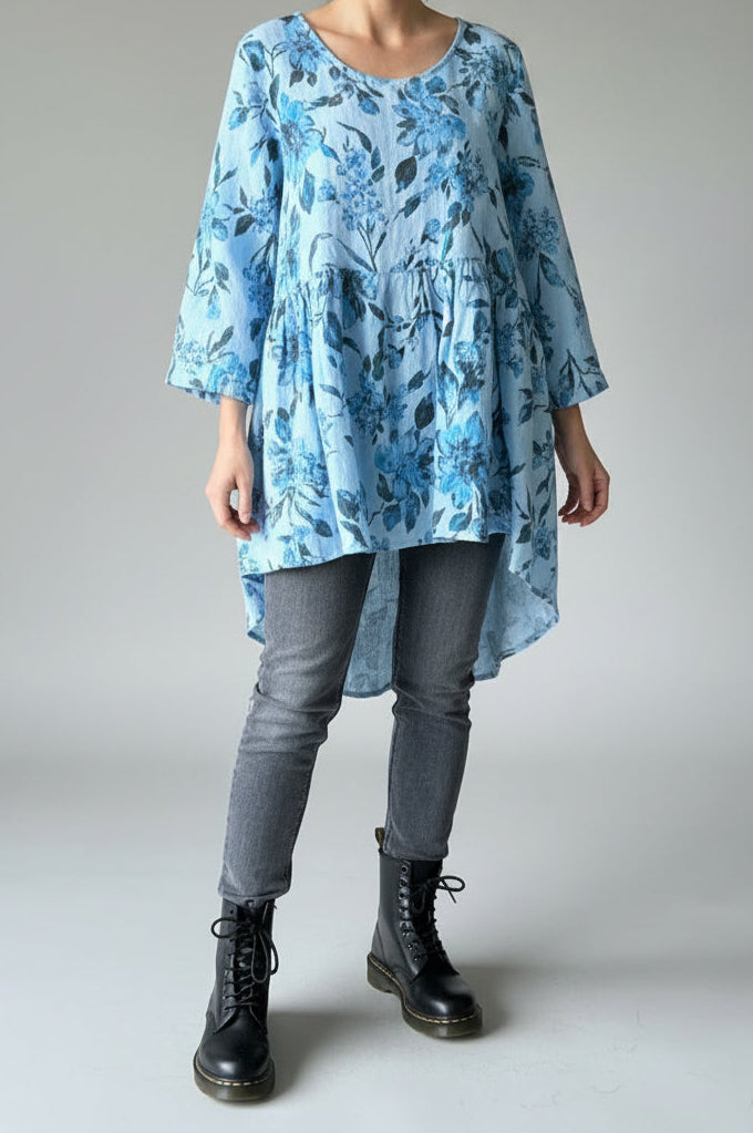 Italian Province Bellezza Floral Top