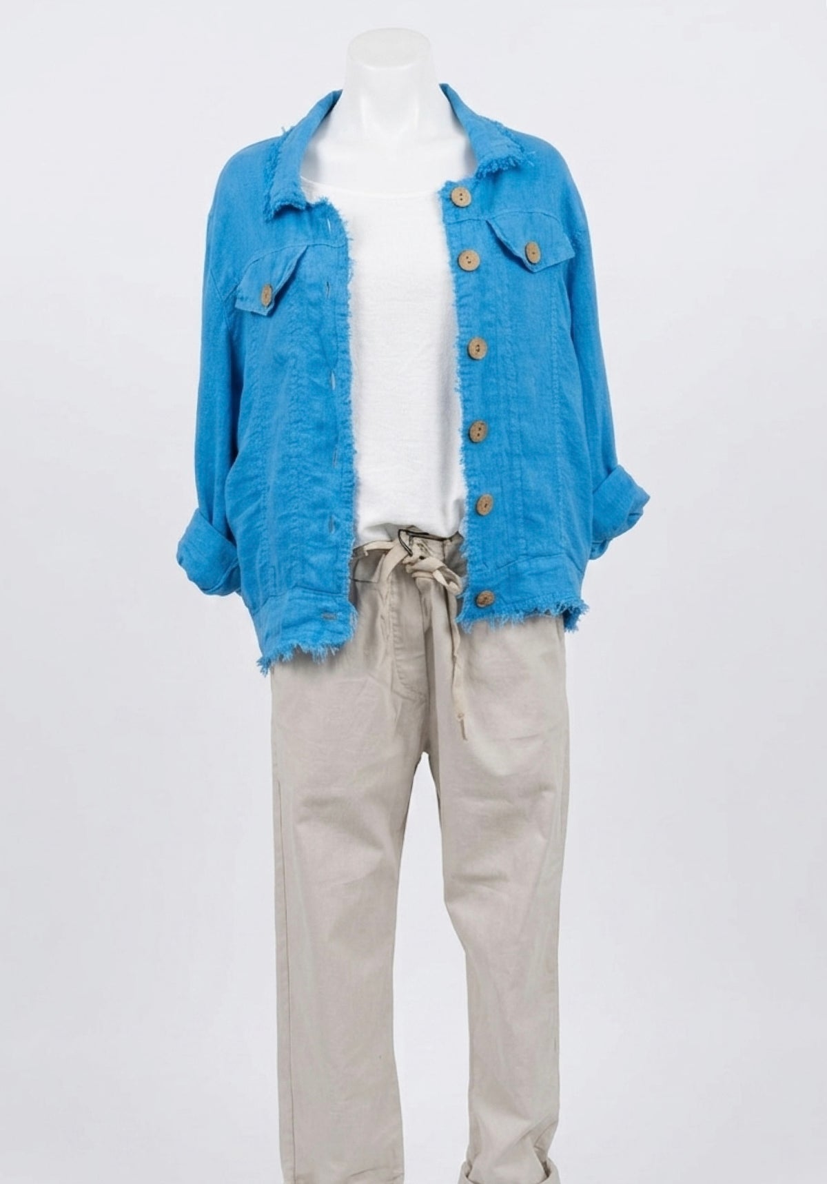 Italian Province Perenna Linen Jacket