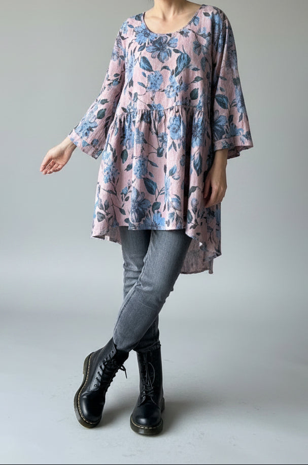 Italian Province Bellezza Floral Top