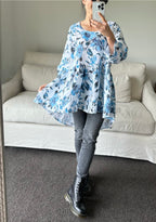 Italian Province Bellezza Floral Top