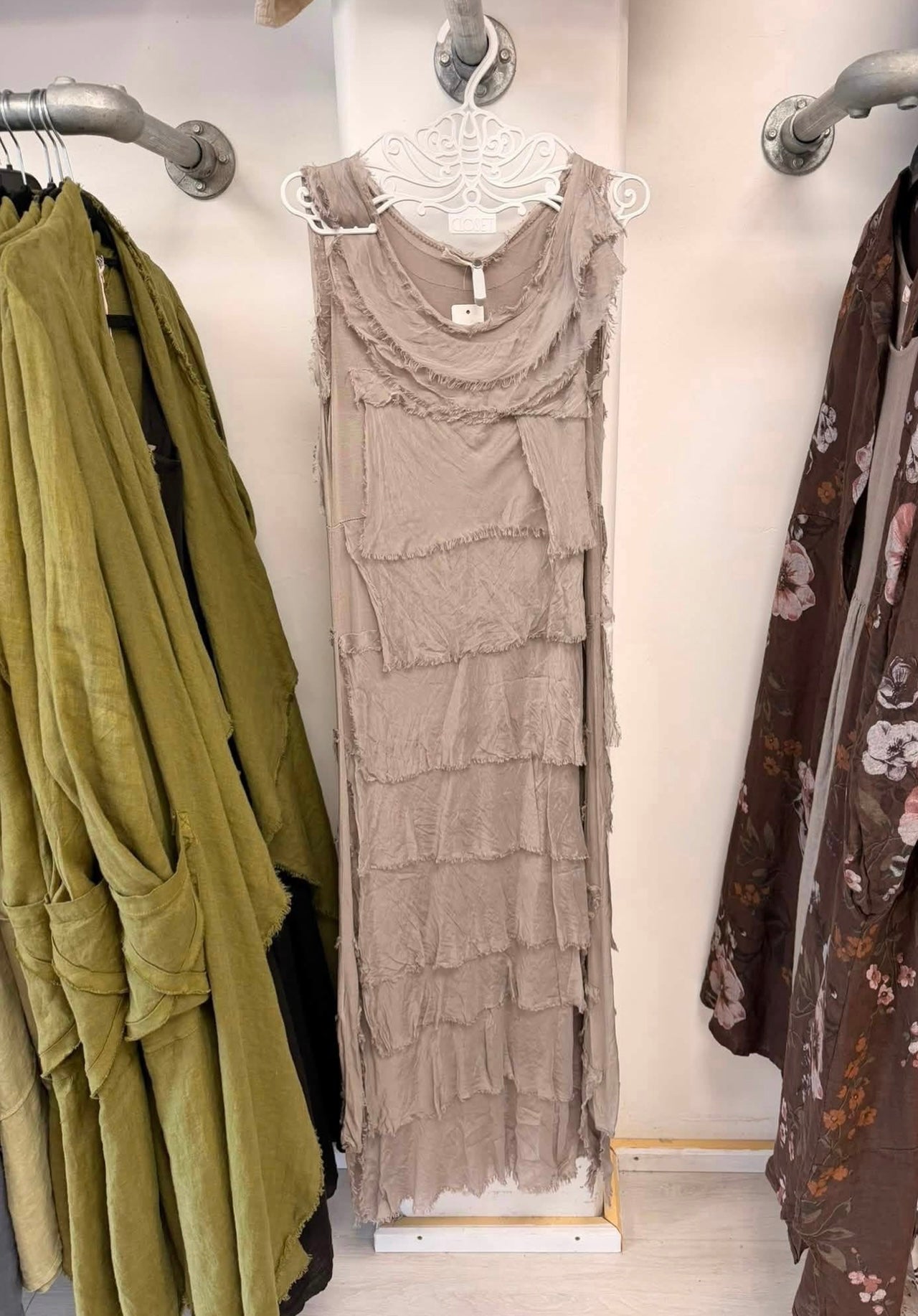 Made In Italy Elisa Silk Dress