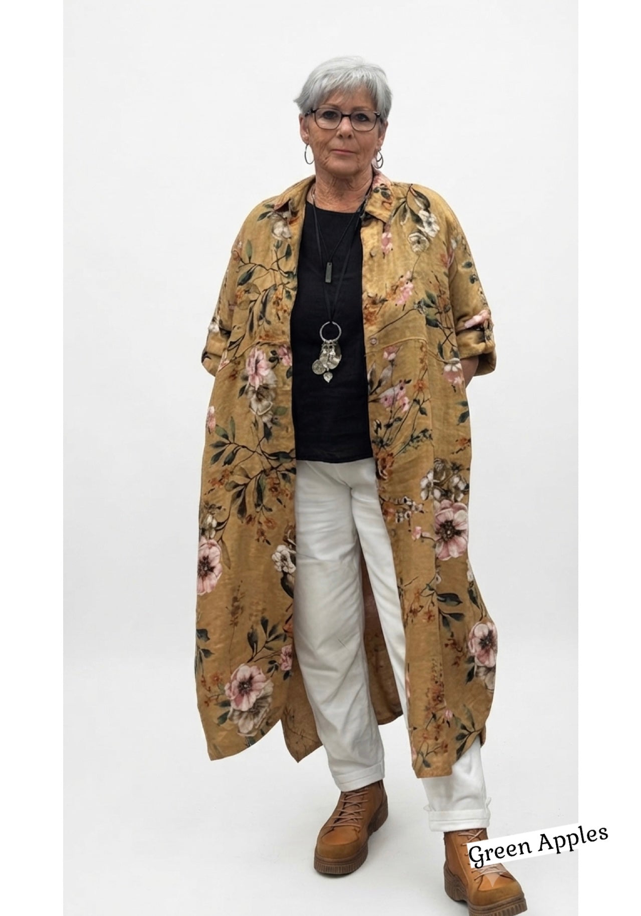 Aida Floral Shirt Dress