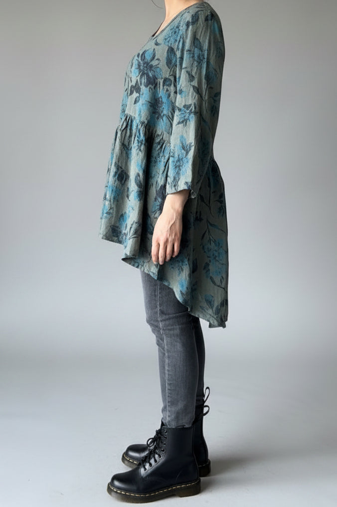 Italian Province Bellezza Floral Top