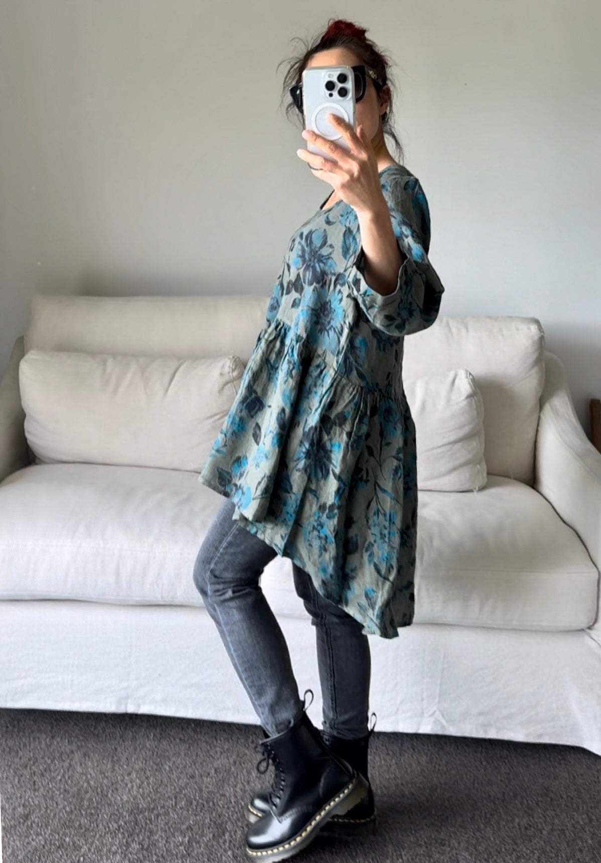 Italian Province Bellezza Floral Top