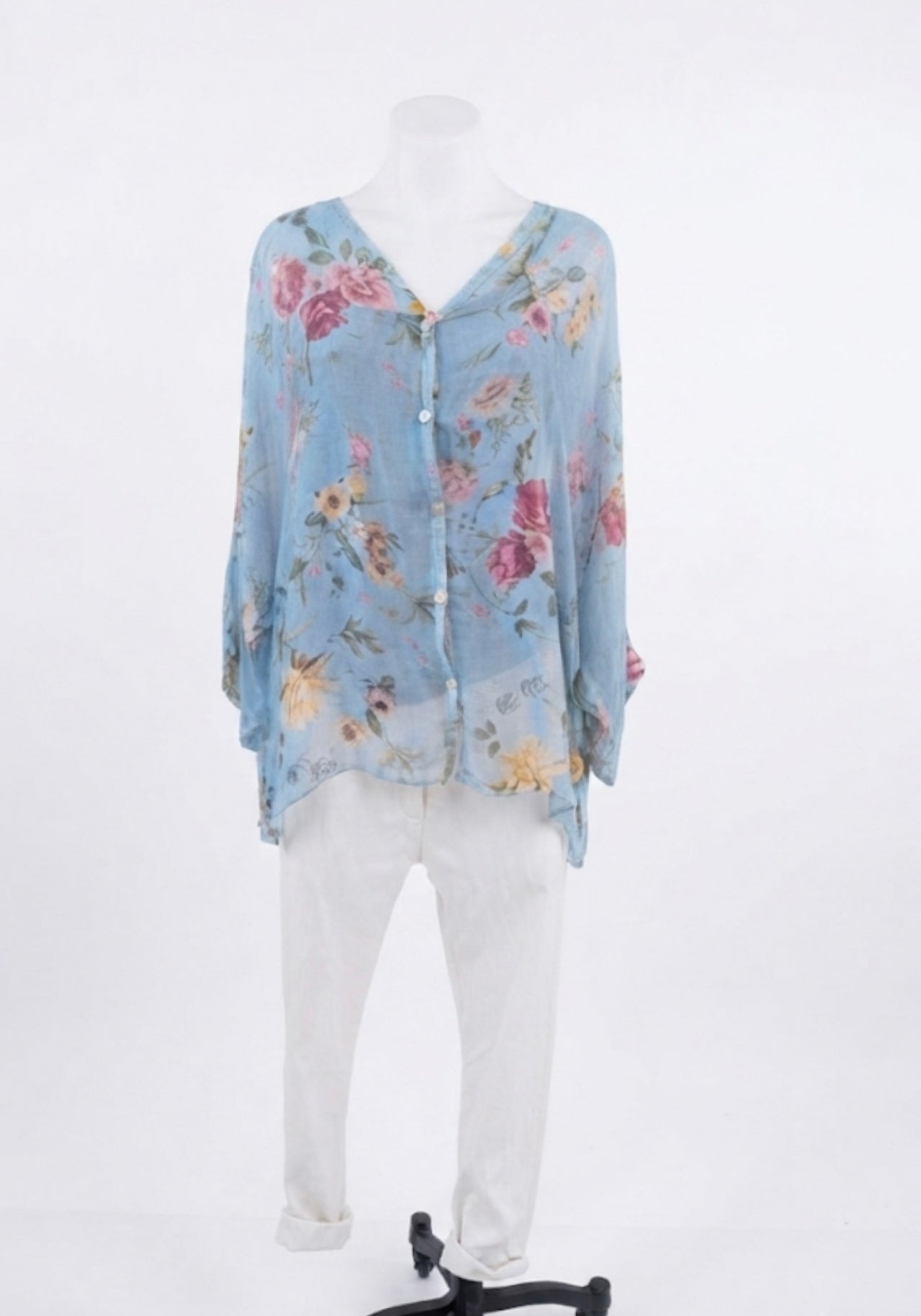 Cerelia Silk Top/Kimono