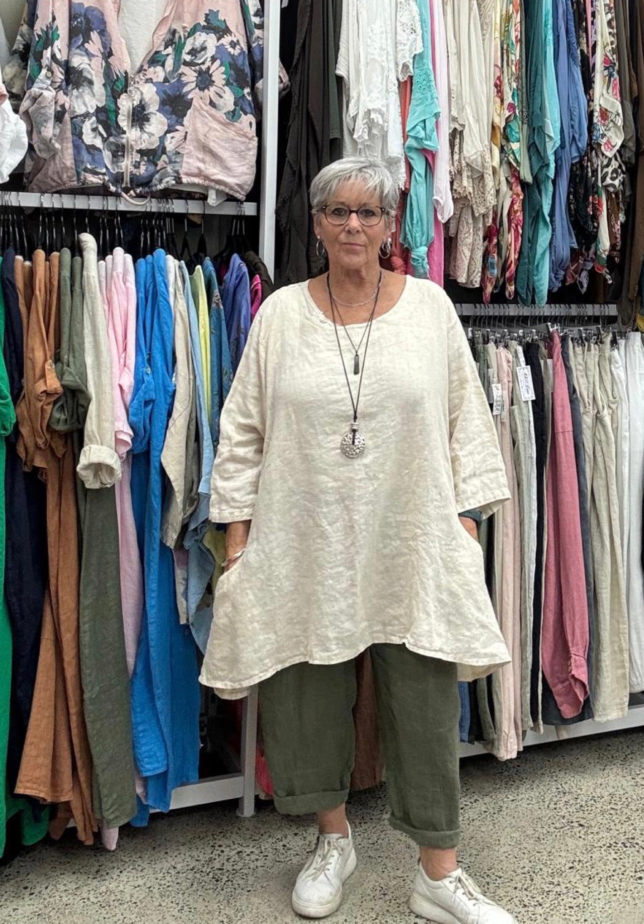 Thea Linen Top