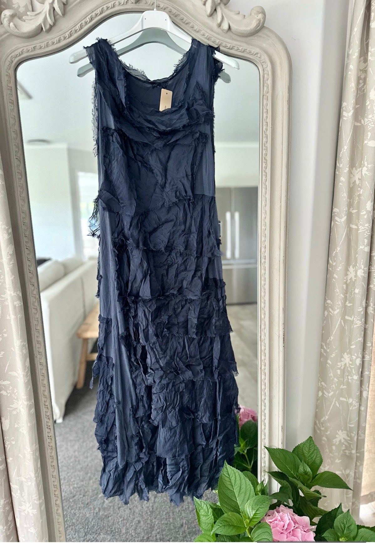 Made In Italy Elisa Silk Dress