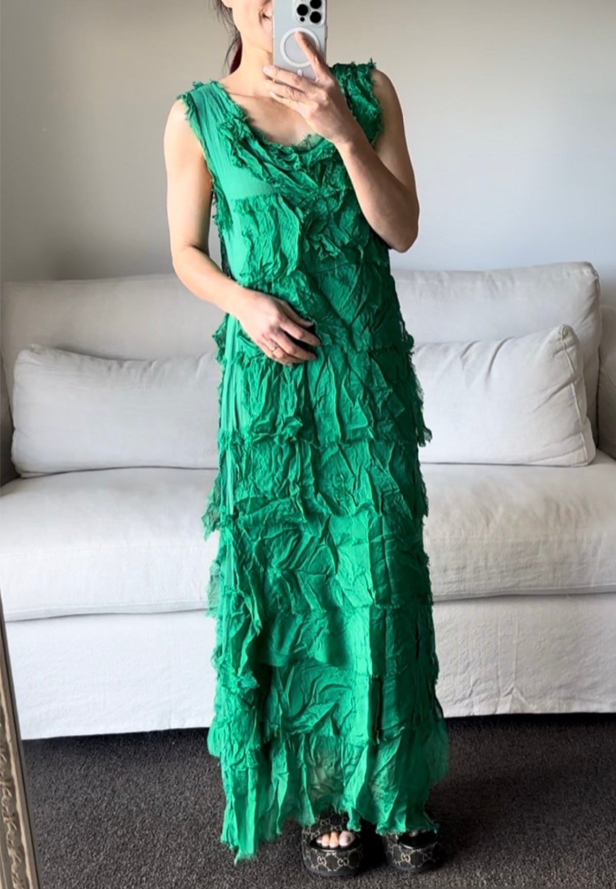 Made In Italy Elisa Silk Dress