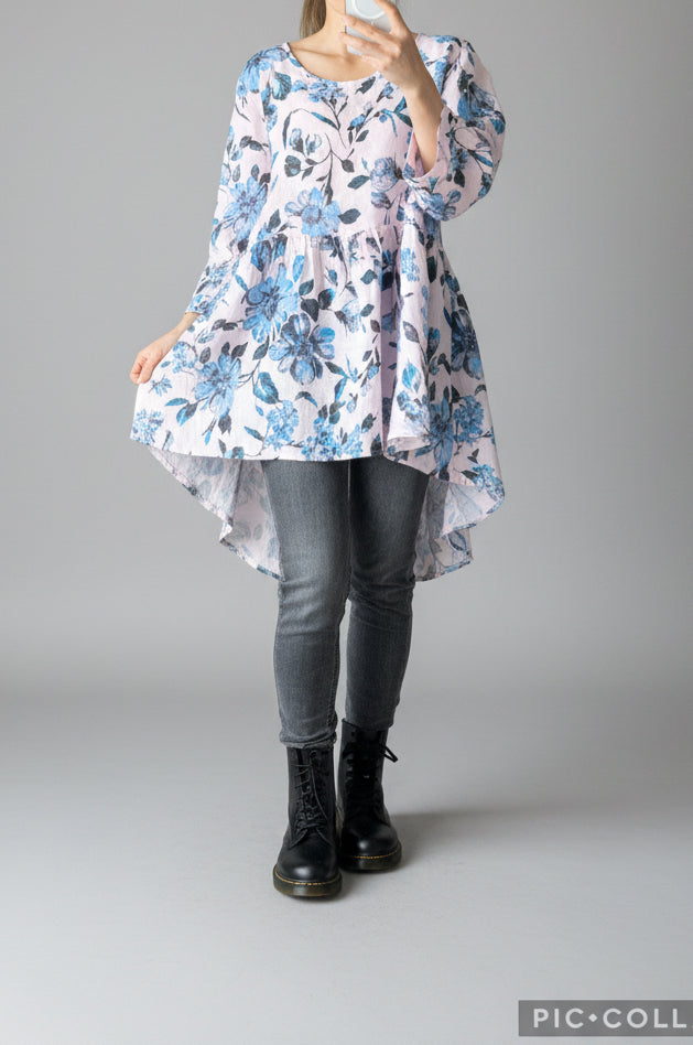 Italian Province Bellezza Floral Top