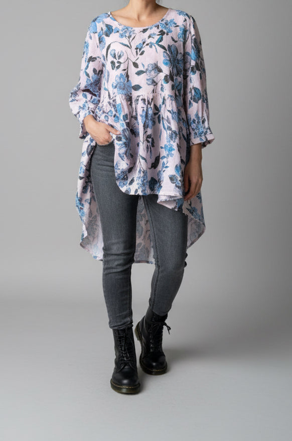 Italian Province Bellezza Floral Top