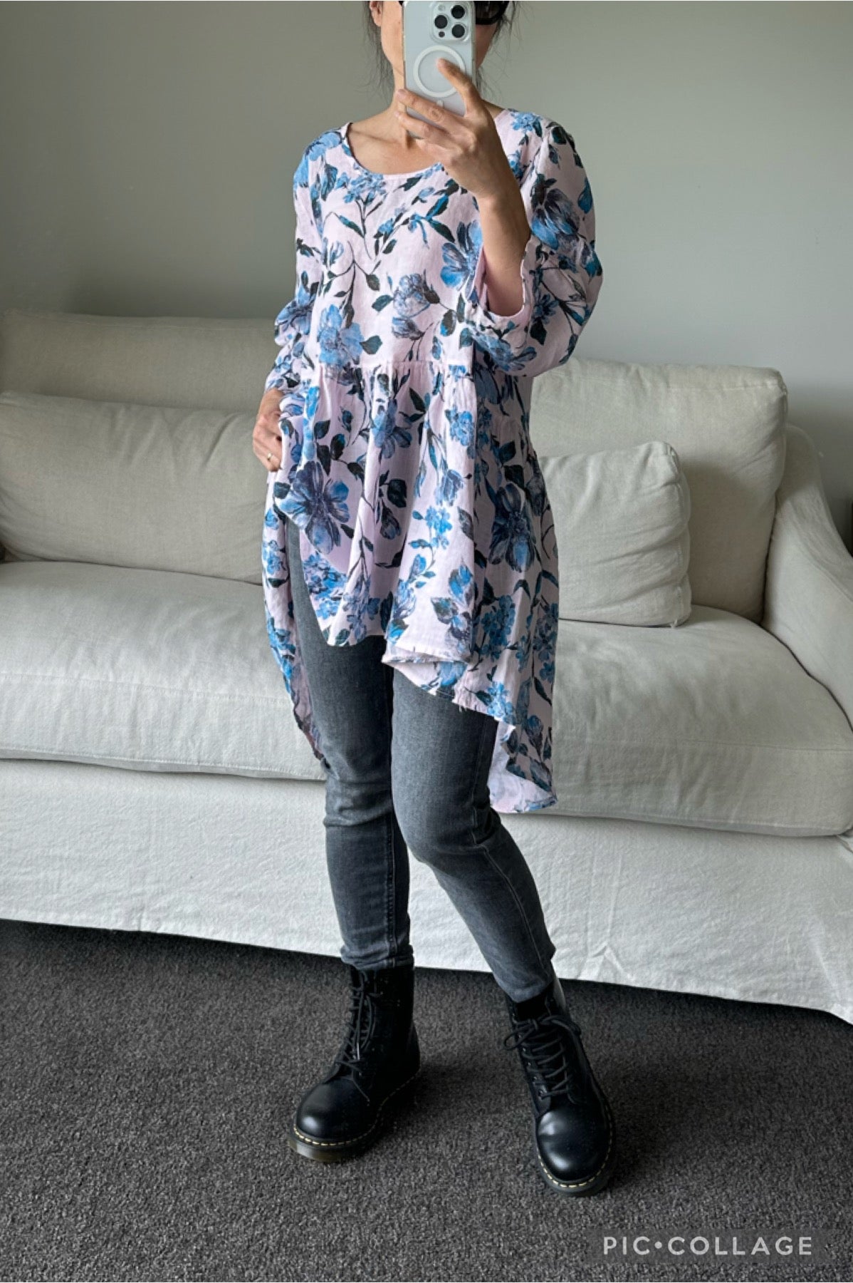 Italian Province Bellezza Floral Top