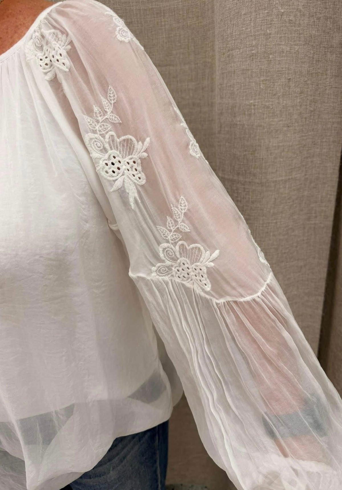 Natalia Silk Top