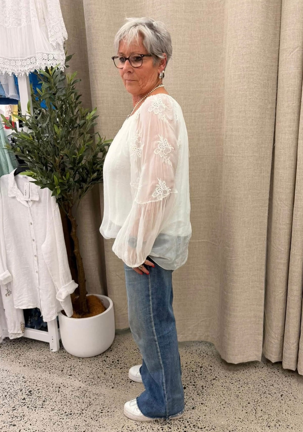 Natalia Silk Top