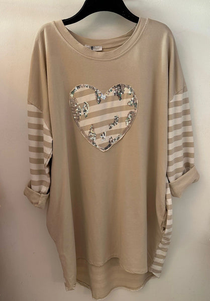 Made In Italy Carina Heart Top