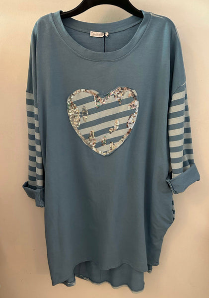 Made In Italy Carina Heart Top