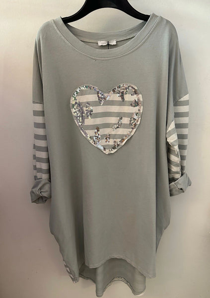 Made In Italy Carina Heart Top