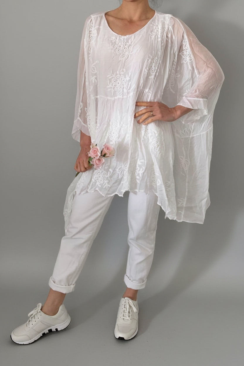Made In Italy Eve Lace Top